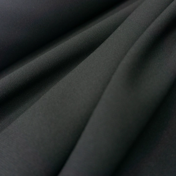 Плательная ткань черная с эластаном А