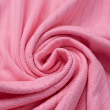 Трикотаж фактурный лапша розовый