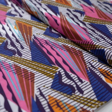 Вискоза сатин купон геометрия