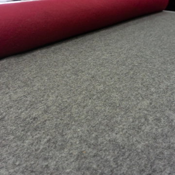 Пальтовый лоден серый на основе